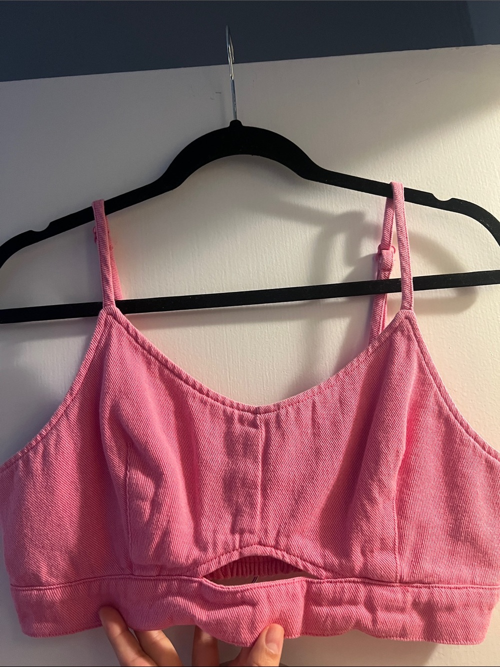 House of Harlow Two-Piece Crop Top and Wide Leg Pants Set - Picture 3 of 6